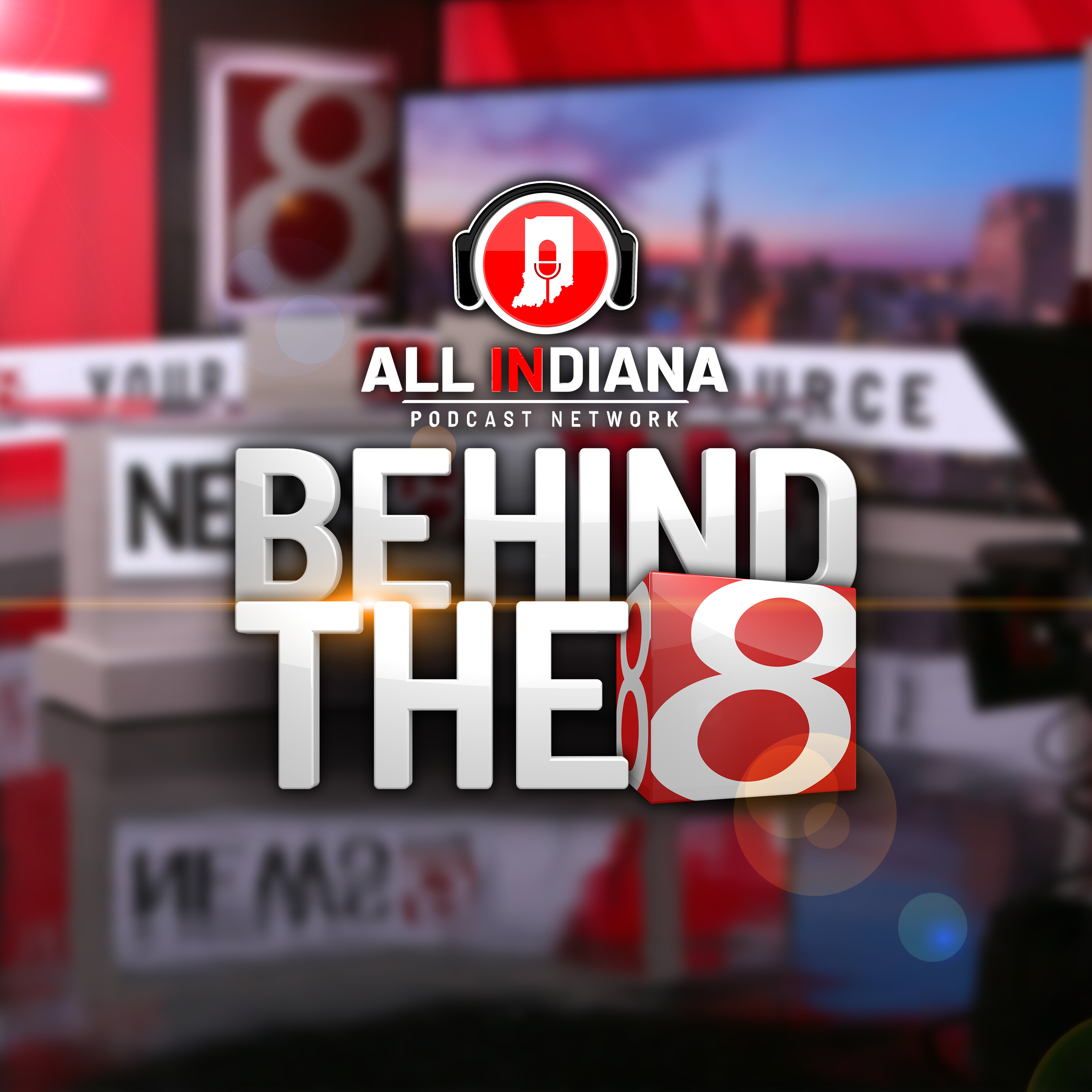 Behind the 8